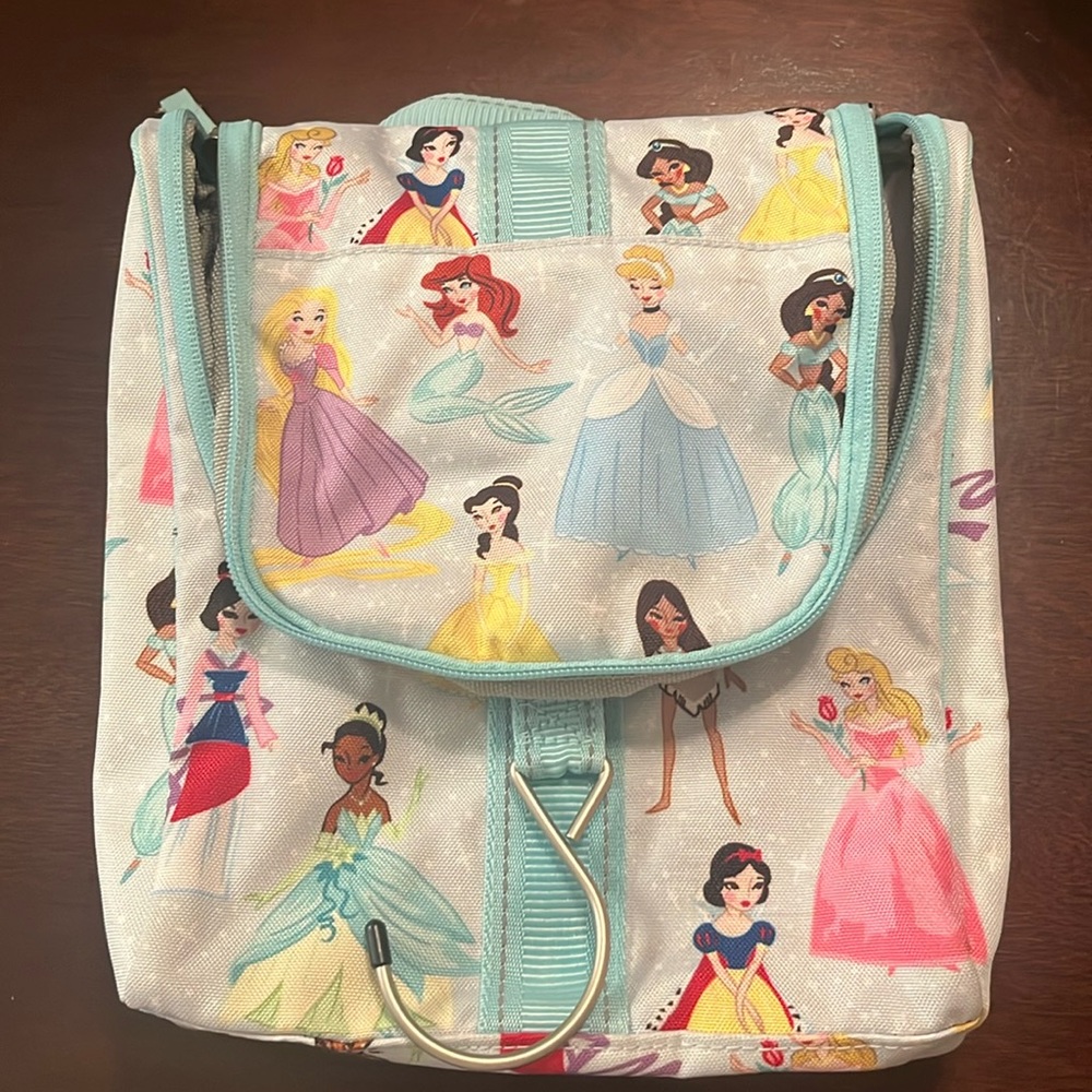 Pottery Barn Kids Aqua Disney Princess Hanging Toiletry Bag